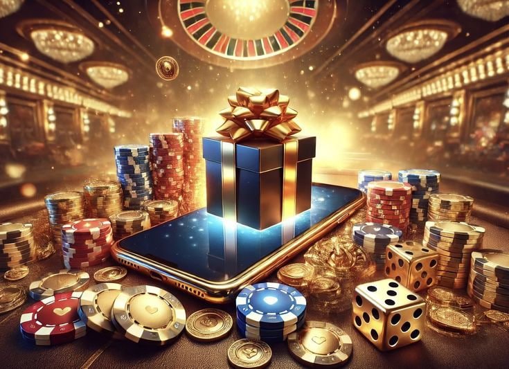 Antarmuka permainan Jewels of Prosperity dengan reel, simbol perhiasan, dan garis pembayaran